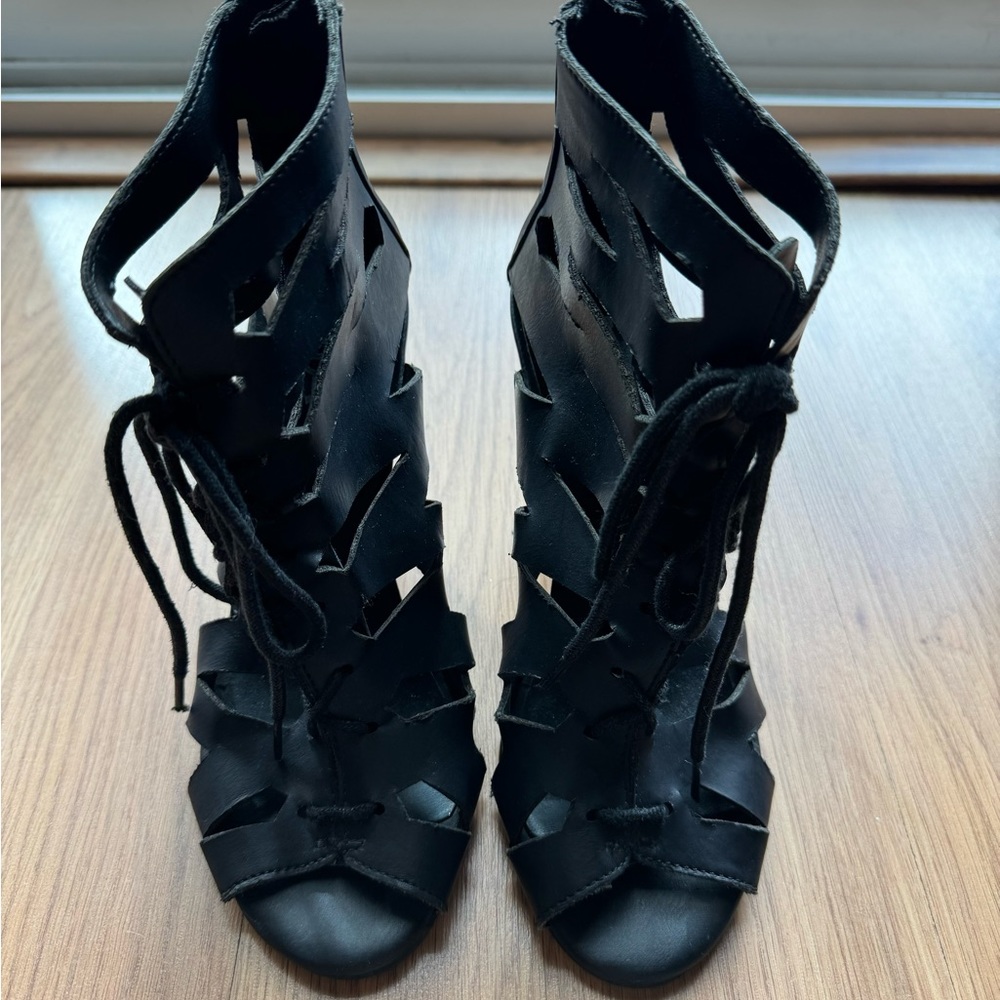 Black MIA heels.